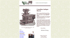 Desktop Screenshot of canadian-antique-stoves.com